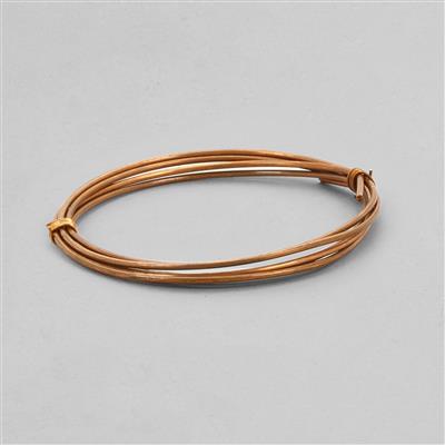 Bare Copper Round Wire Approx 1m (1Pcs)