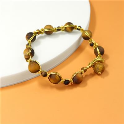Natural Frosted Yellow Tiger Eye, Zari Projects With Instructions By Alison Tarry