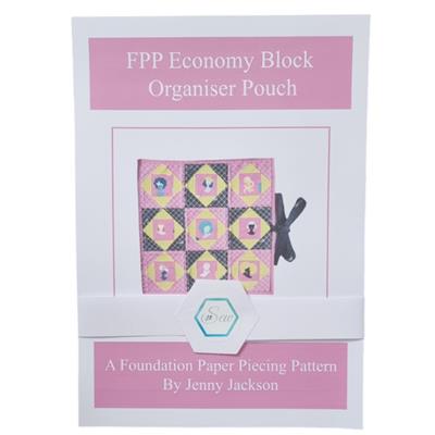 Jenny Jackson FPP Economy Block Organiser Pouch Paper Pattern 