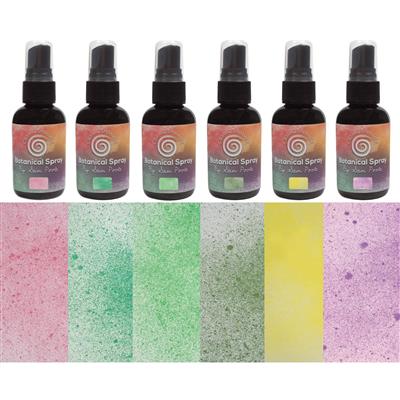 NEW Cosmic Shimmer Sam Poole Botanical Sprays - Set of 6