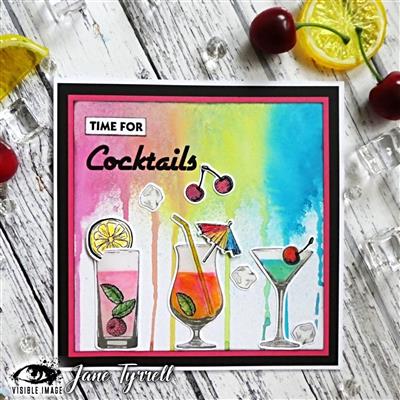 Visible Image Cocktails & Dreams Stamp Set