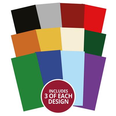 Christmas Stickables DL Self-Adhesive Papers	Contains 12 x colours x 3 of each in DL size