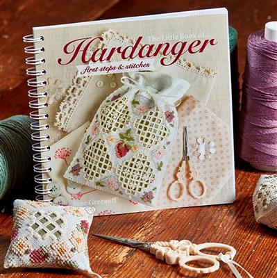 The Little Hardanger Book-First Steps and Stitches Book by Jane Greenoff (Signed)