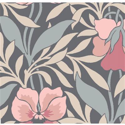 Liberty Pansy Meadow Taupe Extra Wide Backing Fabric 0.5m (272cm)