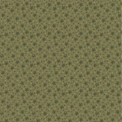 Lynette Anderson Botanicals Collection Tiny Hearts Sage Fabric 0.5m