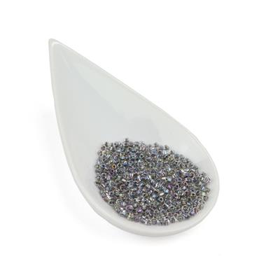 Miyuki 10/0 Triangle Steel Color Lined Seed Beads (approx.: 24g/tube)