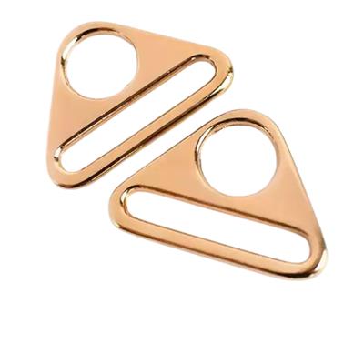 25mm Gold Triangle Loop - 2 Pieces