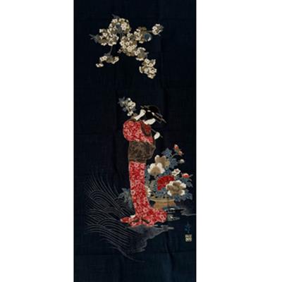 Noren Japanese Geisha Traditional Panel 0.5m