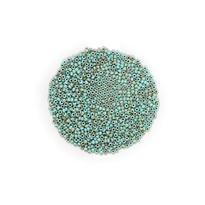 Miyuki Matte Picasso Seafoam Green 8/0 (22GM/TB)