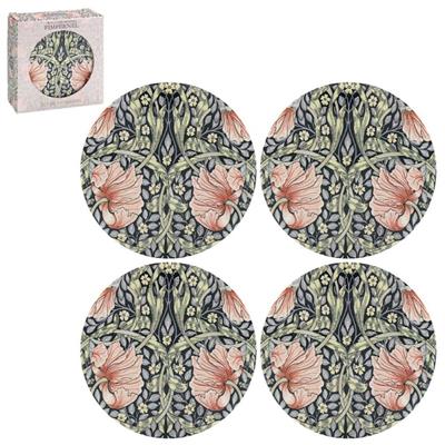 William Morris Pimpernel Ceramic Coasters Set of 4