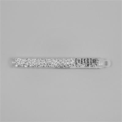 Miyuki Inside Pearlised White Seed Beads 6/0 (20GM/TB)