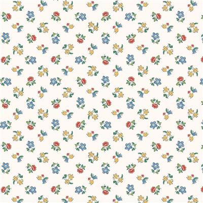 Liberty Collector's Home Curiosity Brights Spring Buds Red Fabric 0.5m