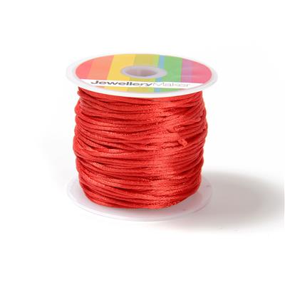 Red Silk Cord, 1.5mm 10m 