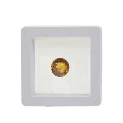  7.20cts Citrine Round Crown of light Approx 12mm (H) 