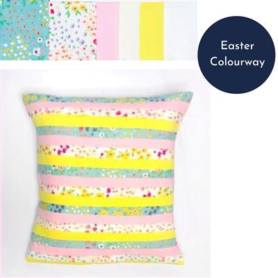 Living in Loveliness Pretty Pleated Cushion Riley Blake Easter Colours