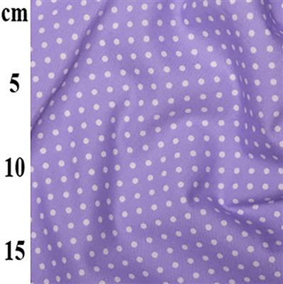 Rose and Hubble Cotton Poplin Spots on Lilac Fabric 0.5m