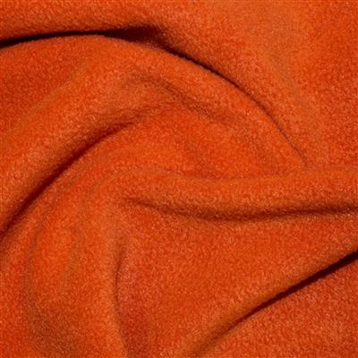 Terracotta Plain Antipil Fleece Fabric 0.5m