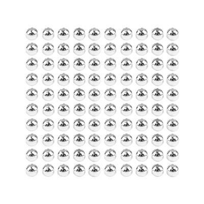925 Sterling Silver Crimp Beads to fit Approx 0.5mm, 1.5mm ID, 100pcs 