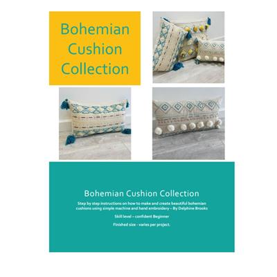 Delphine Brook's Bohemian Tassel Cushion Collection Instructions 