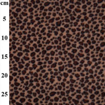 Cheetah Antipil Fleece Fabric 0.5m