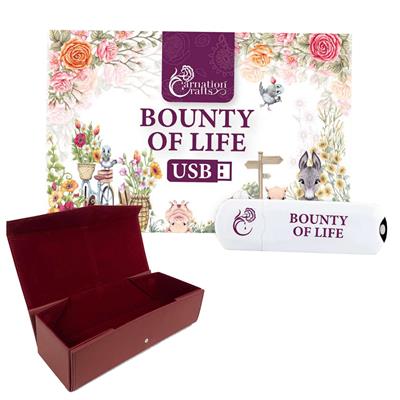 Carnation Crafts Bounty Of Life USB with FREE USB & Craft Storage Box