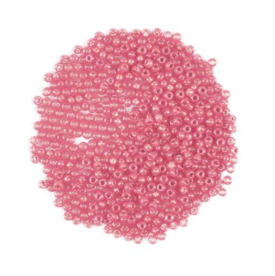 Miyuki Duracoat Silver Lined Dyed Pink Seed Beads 8/0 (22GM/TB)