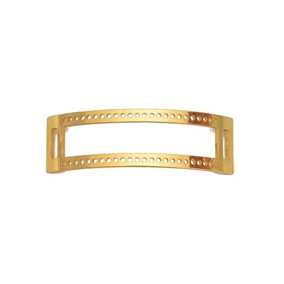 Gold Plated Base Metal Connector, Approx 47x13mm 
