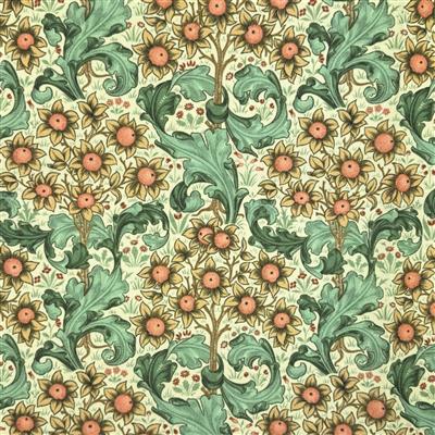 William Morris Orchid Buttercup Polyester Fabric 0.5m