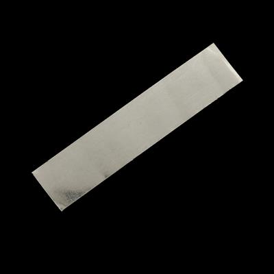925 Sterling Silver Plain Sheet, Approx 7x1.5cm Thickness - 0.50mm