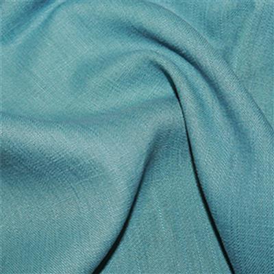 Teal Enzyme Washed Linen Fabric 0.5m