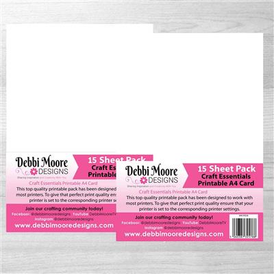 Debbi Moore Printable Card - 30 sheets