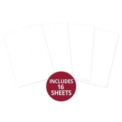Parchment Essentials - Dove White	Contains 24 x 112gsm white printed sheets
