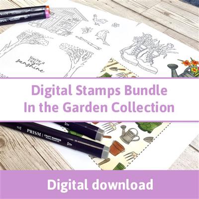 Digital Stamps Bundle - In the Garden