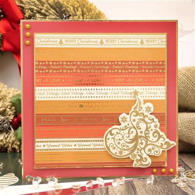 Christmas Stickables Die-Cut Self-Adhesive Borders Contains 12 x colours x 1 of each