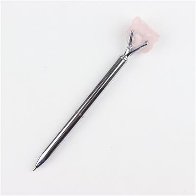 Rose Quartz Pen, 35.5cts