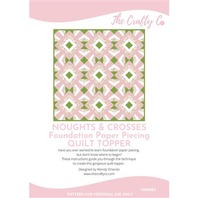 The Crafty Co Noughts & Crosses Quilt Instructions