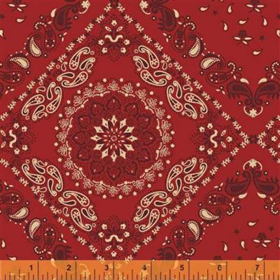 Boudoir Red Extra Wide Backing Fabric 0.5m (274cm)
