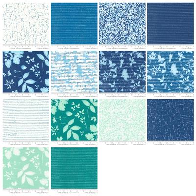 Moda Janet Clare Bluebell Collection Mega Fabric Bundle (7m)