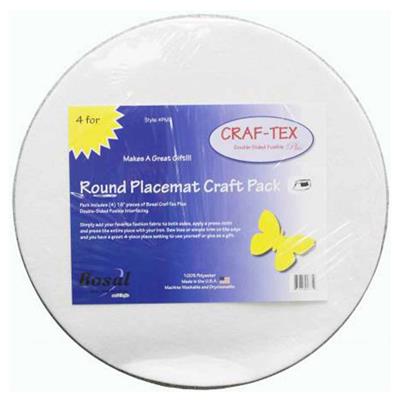 Bosal Craf-Tex Plus Round Placement Craft Pack 16