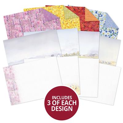 Watercolour Escapes Inserts & Papers, Inc; 36 Sheets Inserts & Dbl Sided Papers