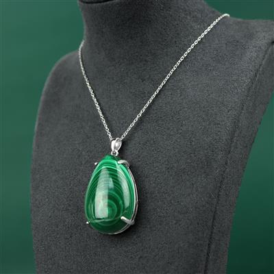 Bullseye Malachite Pear Cabochon Project With Instructions By Claire Macdonald
