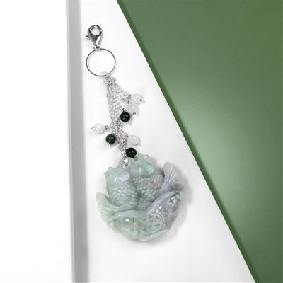 Type A Jadeite Carved Double Fish Harmony Pendant Project With Downloadable Instructions By Suzie Menham