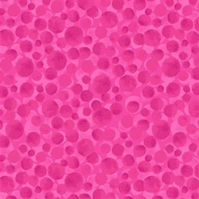 Lewis & Irene Bumbleberries Carnival Pink Fabric 0.5m