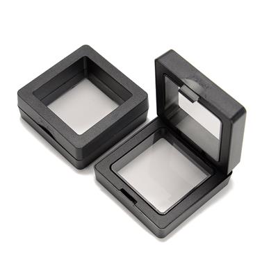 Black Small Suspended Jewellery Display with Case, 5.5 × 5.5 × 2.3cm, 2pcs 