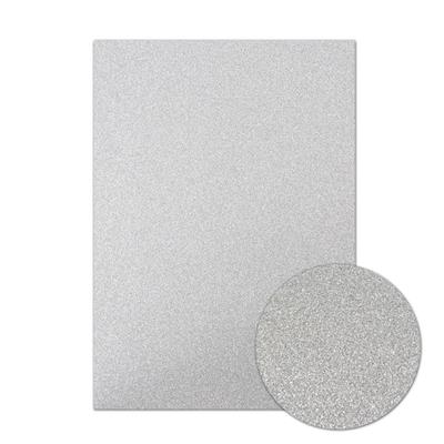 Diamond Sparkles Shimmer Card - Silver, inc 10 x A4 200gsm Shimmer Card Sheets