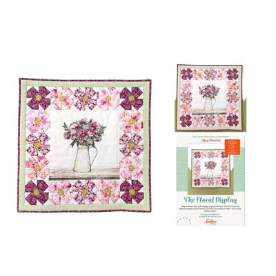 Amber Makes May The Flower Shop Block of the Month Kit: The Floral Display Panel & Instructions
