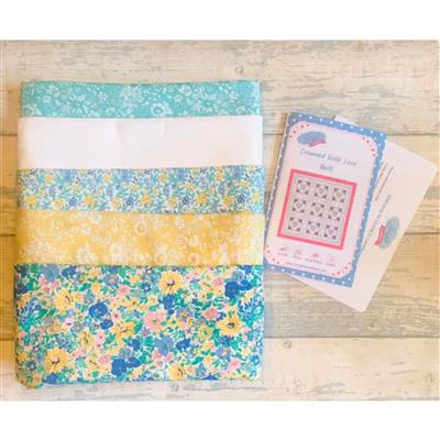 Living in Loveliness Crowned with Love Quilt Kit - New Colour