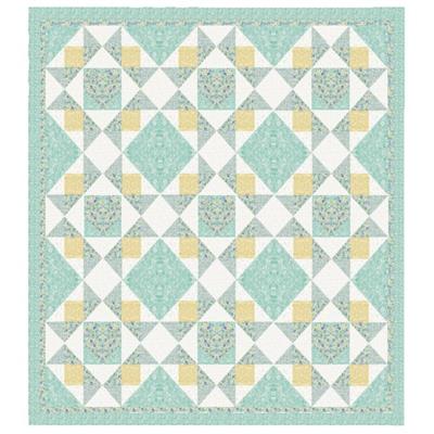 Living in Loveliness Crowned with Love Quilt Kit - New Colour