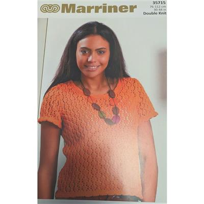 Marriner  Short Sleeved Lacy Top Pattern