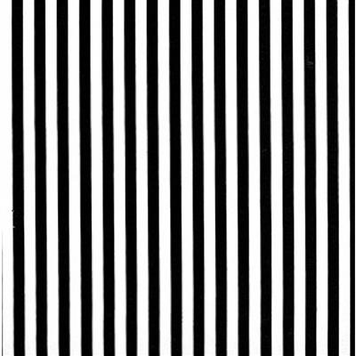 Black White Stripe Fabric 0.5m